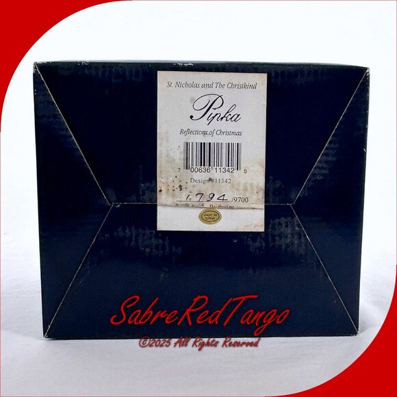 Pipka Reflections Of Christmas St Nicholas Christkind Ltd Ed Figurine COA #11342 - Picture 8 of 11